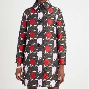 Kate Spade Rose Garden Brocade Topper Coat